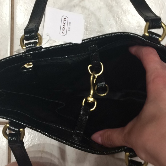 Coach black multi hand tote - Picture 3 of 9